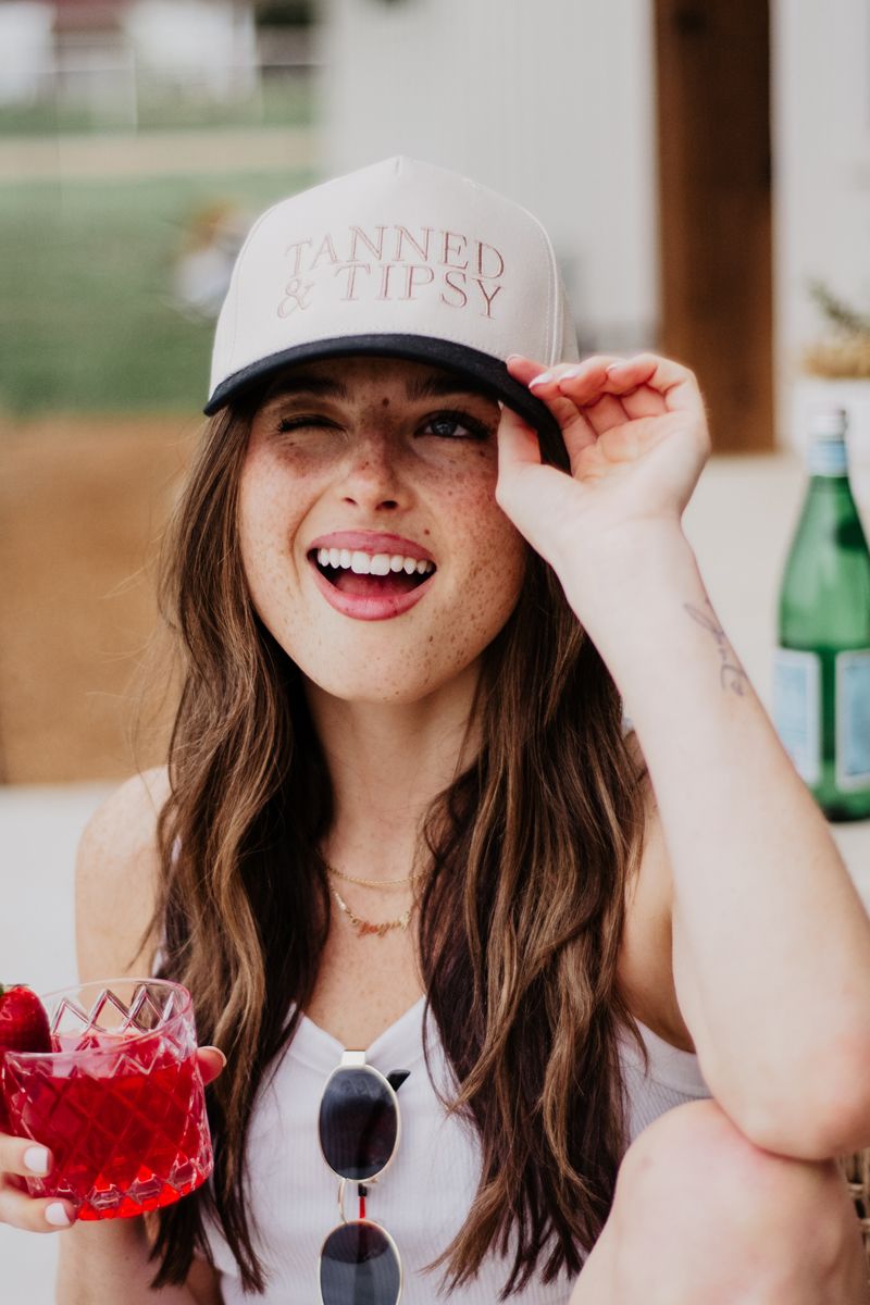 Tanned & Tipsy Vintage Hat