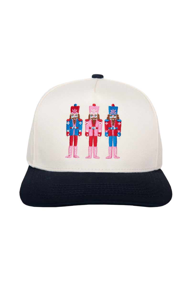 Nutcrackers Embroidered Two-Toned Hat