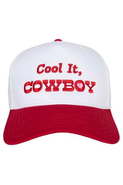 Cool it. Cowboy Heart Two-Toned Vintage Hat