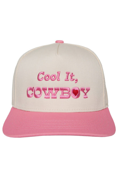 Cool it. Cowboy Heart Two-Toned Vintage Hat