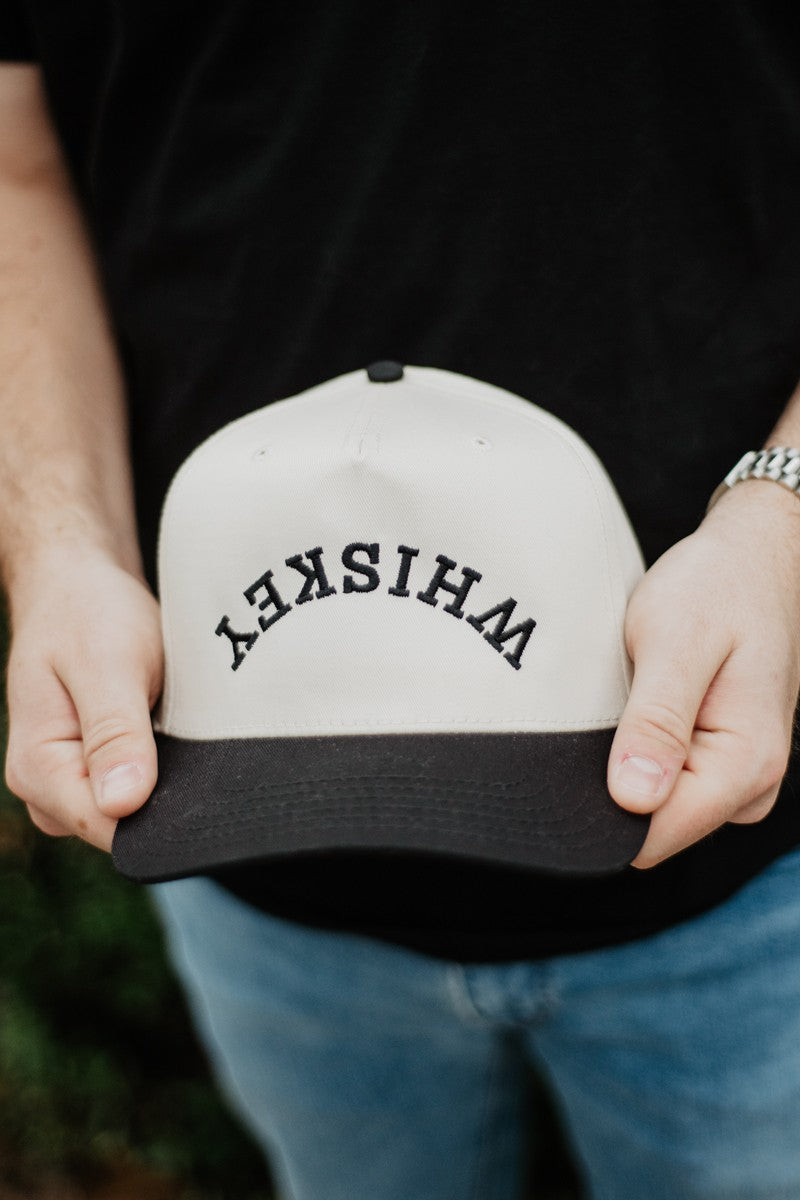 WHISKEY Upside Down Men's Trucker Hats Vintage