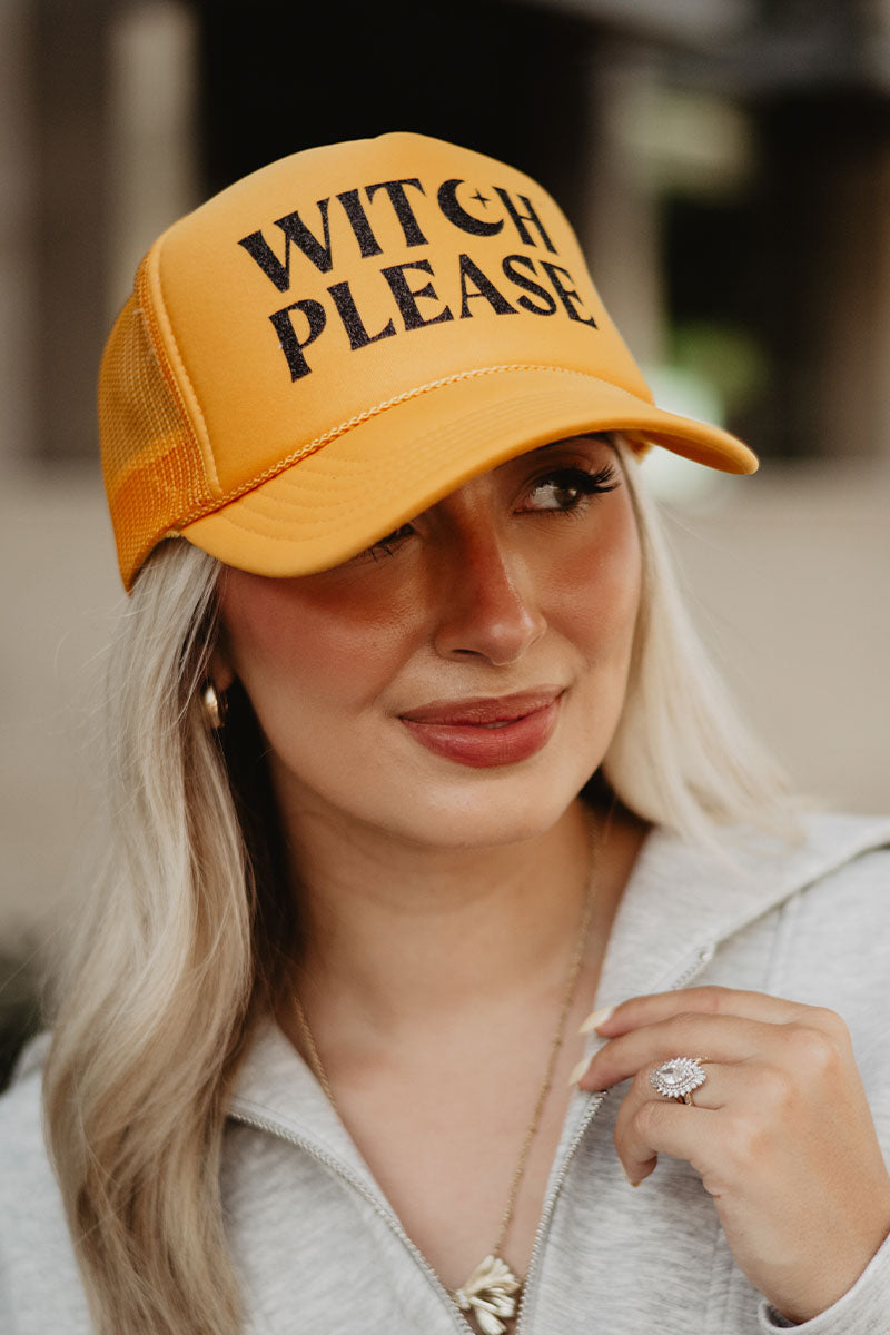 Witch Please Foam Trucker Hat