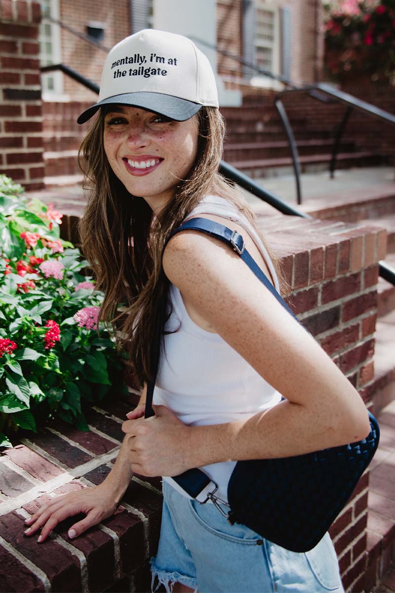 Mentally. I'm At The Tailgate Trucker Hat Vintage